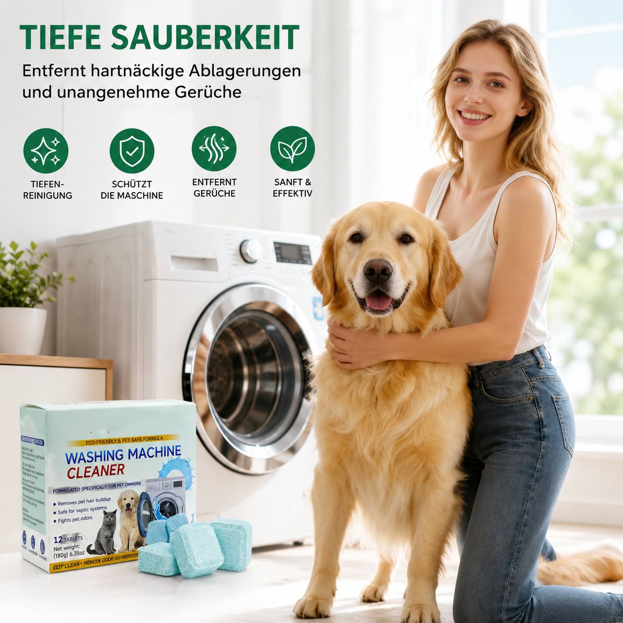WasherClean - Reinigt & entfernt Gerüche