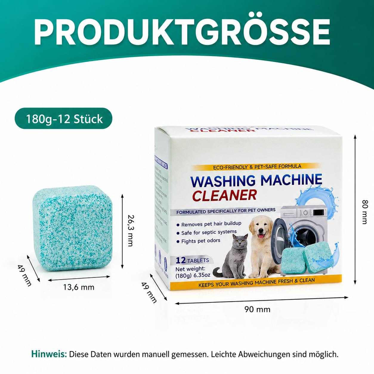 WasherClean - Reinigt & entfernt Gerüche